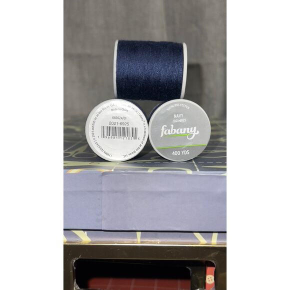 3- spools of thread navy blue Fabany Joann’s - Picture 5 of 6